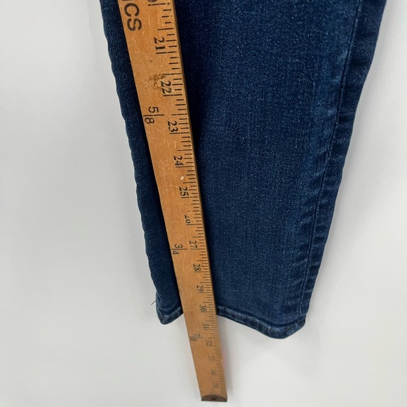 Gap Dark Wash Slim Straight Denim Jeans Size 27 - Picture 2 of 11